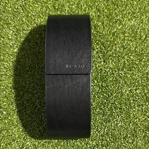 Prada Black Leather Sunglasses Case